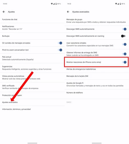 Imessage の反応 Google メッセージ