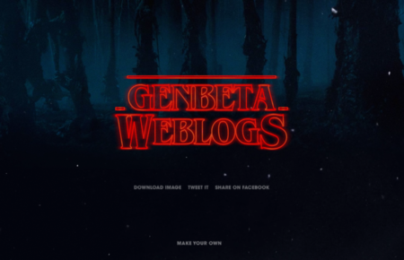 ¿Eres fan de Stranger Things? Pues esta web te deja crear tu propia cabecera inspirada en la serie