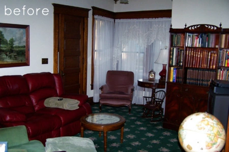 Antes y después: un salón modernizado