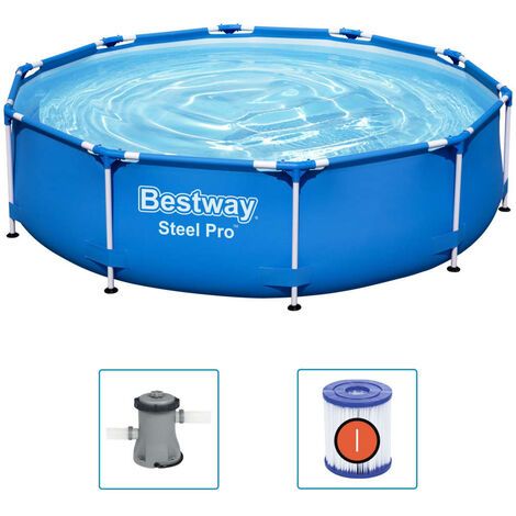 Bestway Piscina Steel Pro 305x76 cm - Azul