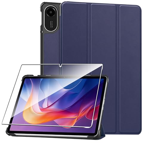 Rojeuinn Funda para Xiaomi Redmi Pad 2 11" 2025 +1 Pack Cristal Vidrio Templado