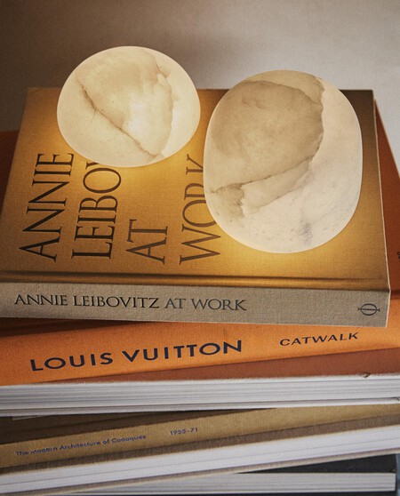 LÁMPARA MESA ALABASTRO SEMIOVALADA