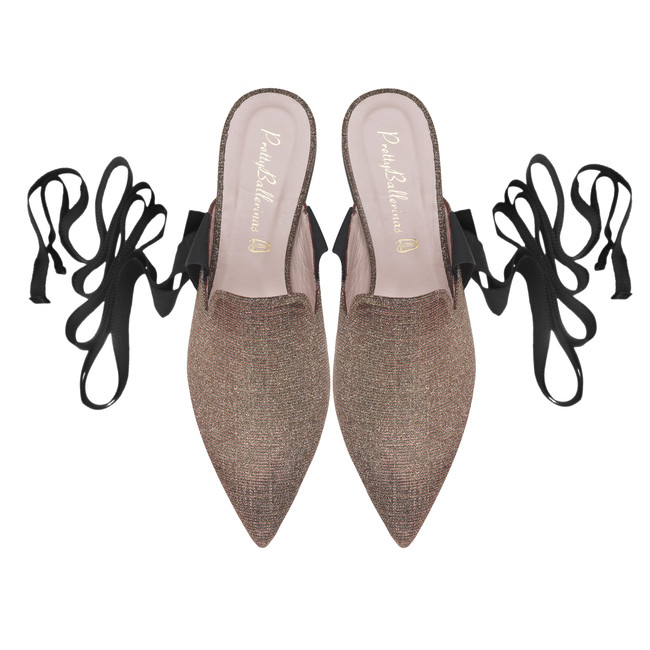 Ella Champagne Leg Tie Slide Pair Pvp 149
