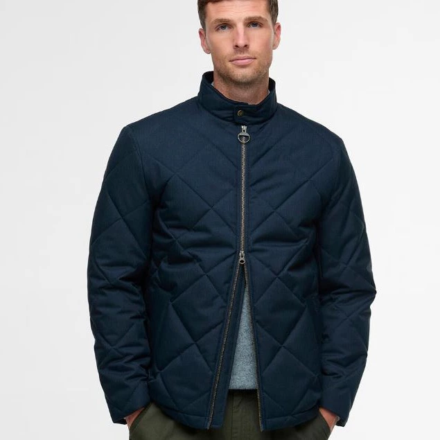 Chaqueta de hombre lisa acolchada - Barbour - Azul

