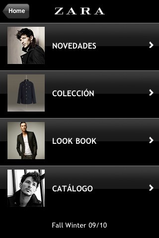 Zara lanza una aplicación para el iPhone