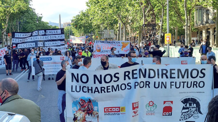 Manifestacio Reindustrialitzacio Nissan 13 Maig