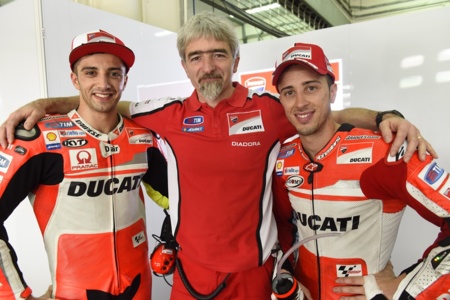 Andrea Iannone - Gigi Dall'Igna - Andrea Dovizioso