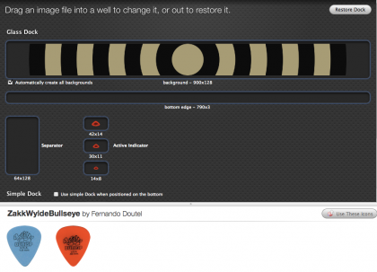 Detalle del Dock de CandyBar 3
