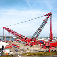 La energía limpia necesita máquinas limpias. La grúa eléctrica más grande del mundo tiene 200 metros de alto y podrá levantar 6.000 toneladas 