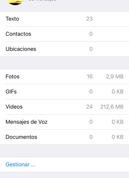 Whatsapp Iphone Almacenamiento Contacto