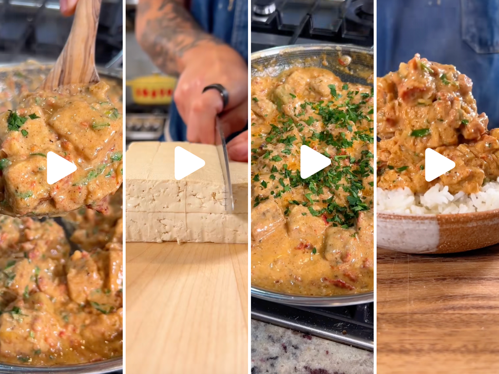 La versión vegana del plato de pollo de moda está igual o más buena y es más fácil de hacer: un éxito asegurado 