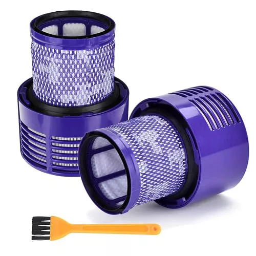 Paquete de 2 Filtro para Dyson V10 SV12, Filtro de Repuesto para Aspiradora Dyson V10 Cyclone Series Absolute Animal Motorhead Total Clean, Recambios # DY-969082-01, No para V10 Slim