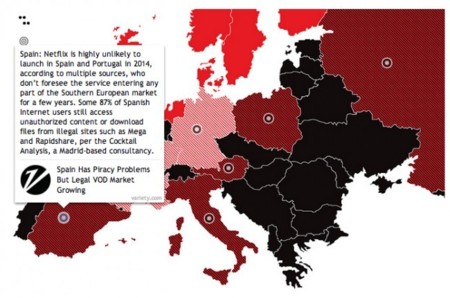 Netflix tiene muy pocas posibilidades de llegar a España en 2014, según Variety