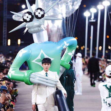 Ni la pandemia detuvo a Louis Vuitton al presentar en China su nueva colección Primavera-Verano 2021
