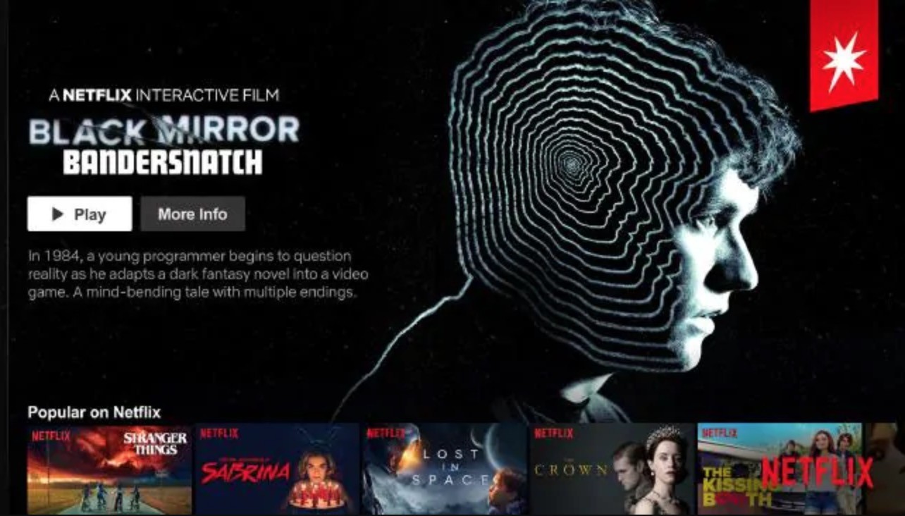 'Black Mirror Bandersnatch' es la primera "película interactiva" de