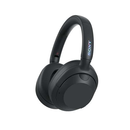 Sony ULT Wear, Auriculares inalámbricos Bluetooth con ULT Power Sound, Ultimate Deep Bass, Noise Cancelling, Calidad de Llamada nítida, hasta 30 Horas de autonomía de la batería, iOS y Android, Negro