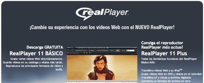 RealPlayer 11 en castellano disponible para descarga