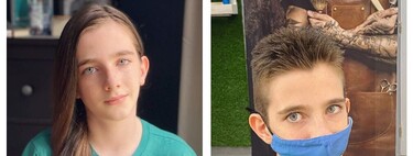 Dejó crecer su pelo durante dos años para poder donarlo, a pesar de las críticas de otros niños: la valiente historia de Diego