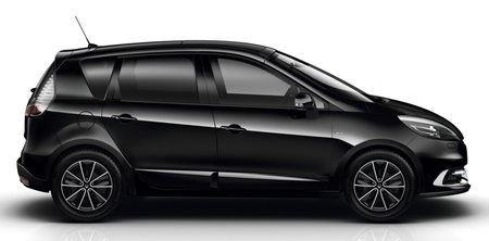 Renault Scénic 2012 negro lateral