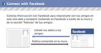 Usa Facebook para conectarte a Motorpasión