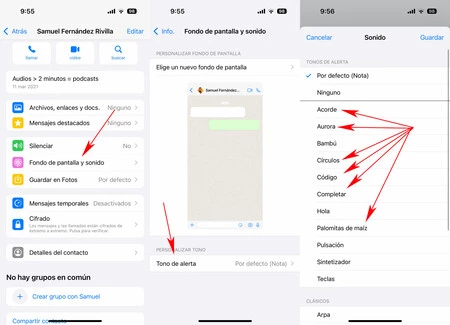 Dando sonido a las notificaciones en el iPhone