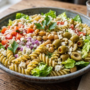 Cómo hacer una ensalada con 1 lata de garbanzos y pasta, lista en menos de 30 minutos y sin complicaciones 