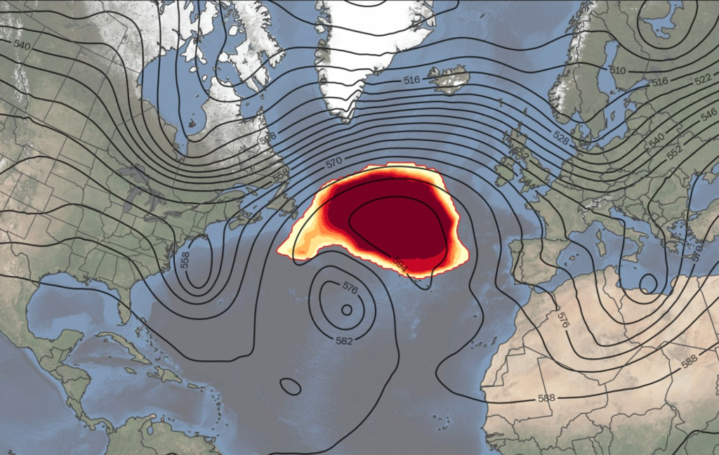 Algo está pasando en el Atlántico y AEMET lo sabe perfectamente: un anticiclón histórico en dirección hacia España 