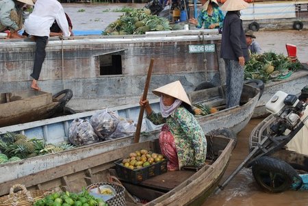 Vietnam: Mercados flotantes en Can Tho