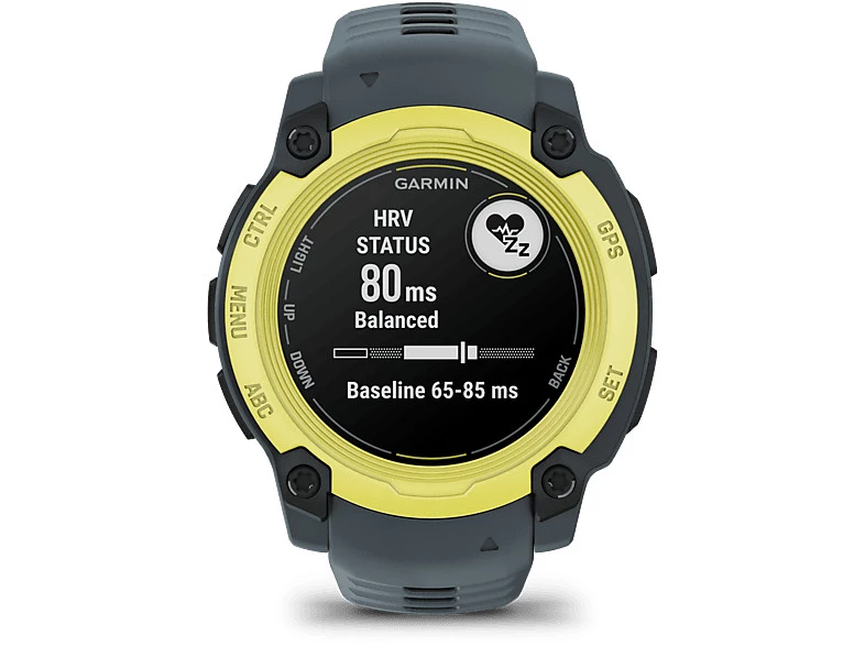 Reloj deportivo - Garmin Instinct E, Amarillo, 40mm,  0.86", Dos Cristales