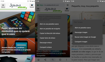 El modo oscuro en pruebas en Google Chrome Beta