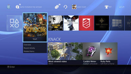 Nuevas imágenes del menú de PS4