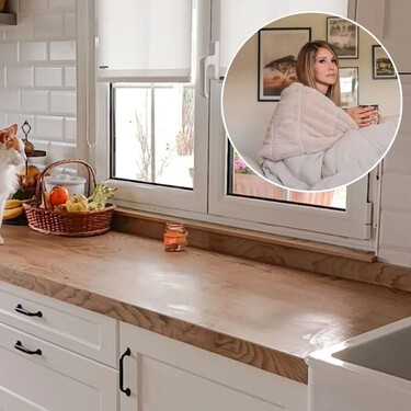 Bea, creadora de contenido: "Con este tipo de encimeras puedes cortar los alimentos directamente sobre ellas, sin miedo a dejar marcas"