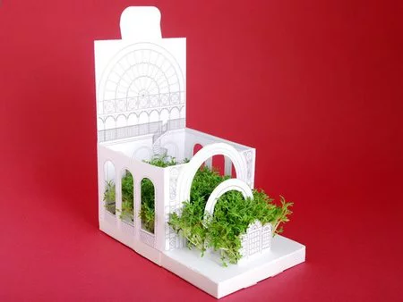 Regalos decorativos para esta Navidad: una casa con jardín