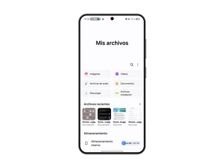 Mis archivos en Galaxy