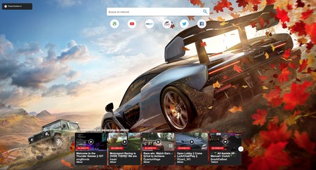 Ya es posible personalizar Edge con fondos de juegos gracias a la extensión Xbox New Tab