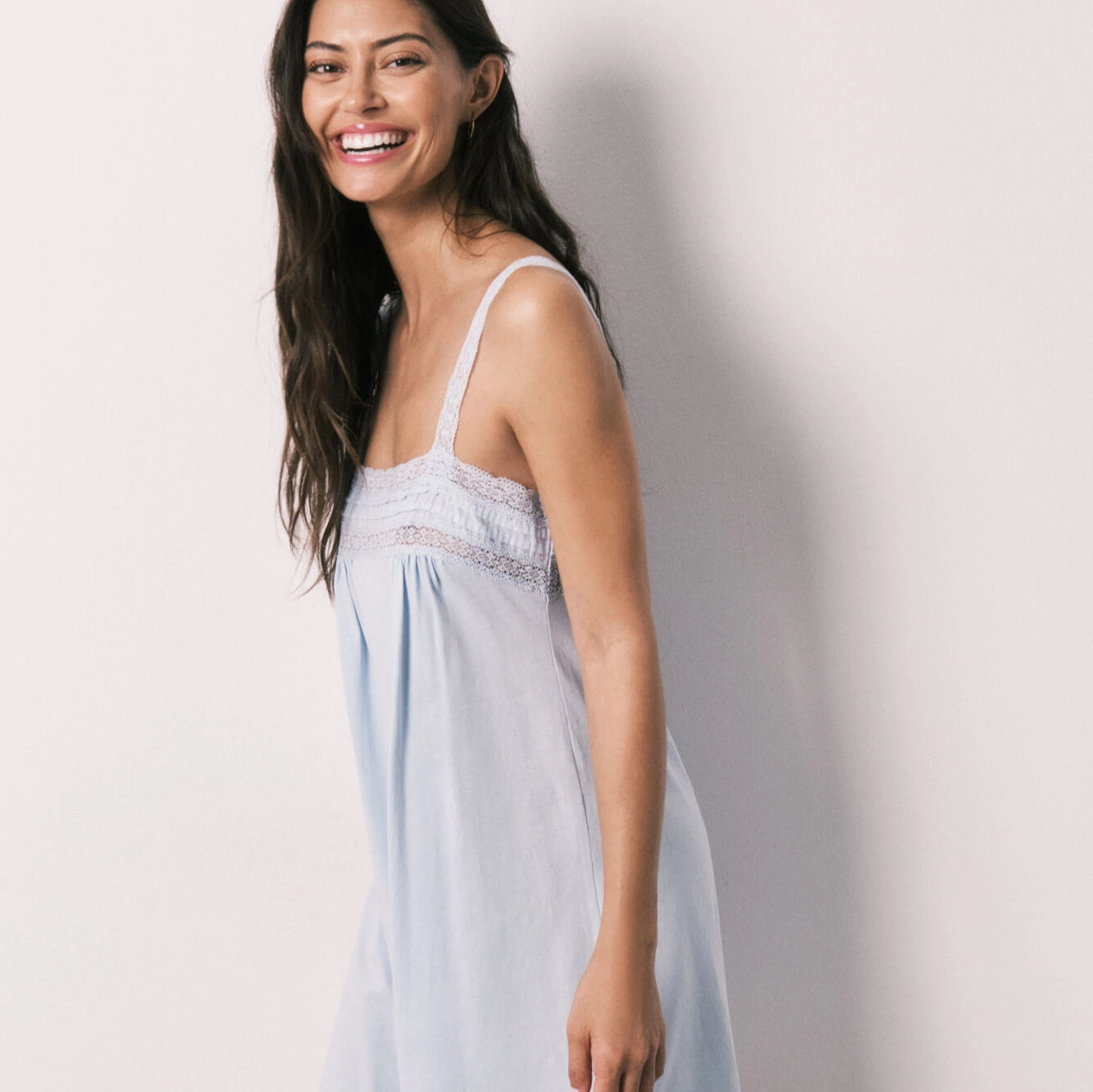  Women'secret
Camisón corto algodón encaje azul