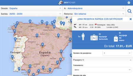 Skypicker, busca vuelos asequibles sin distracciones ni complicaciones