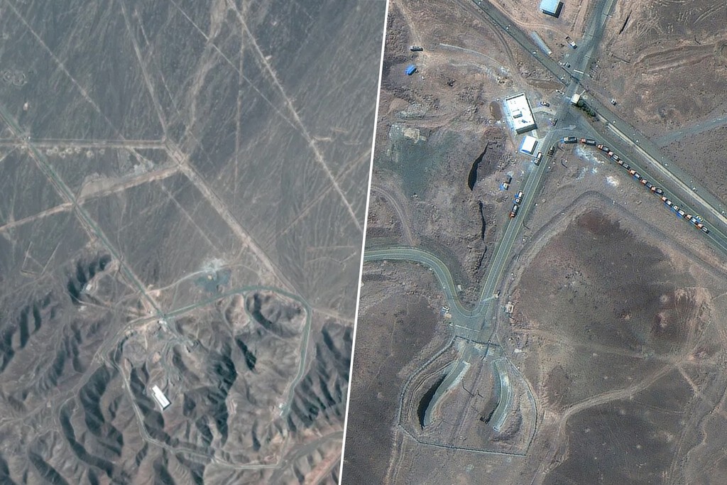 Las imágenes por satélite revelan una realidad dolorosa para EEUU: solo han retrasado unos meses el programa nuclear iraní