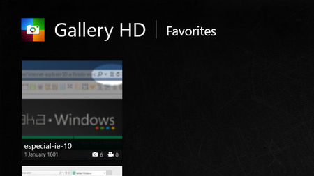 Gallery HD, favoritos