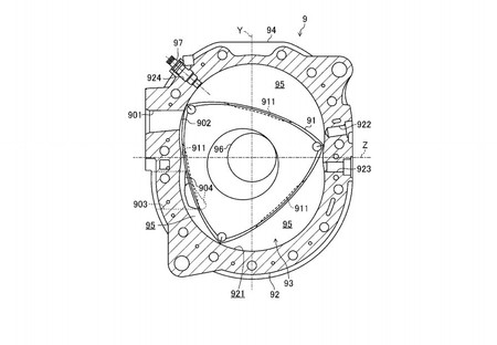 Mazda patenta un motor rotativo... como generador para un futuro eléctrico de autonomía extendida