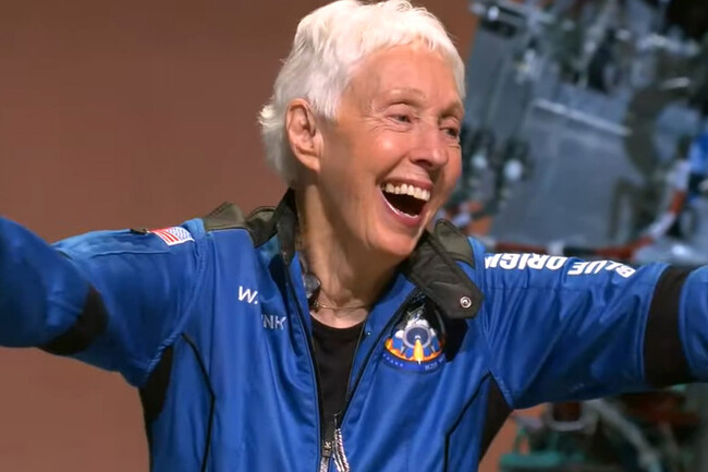 Hace 65 Anos Wally Funk Supero Las Pruebas De La Nasa Mejor Que Muchos Hombres Pero La Rechazaron Por Ser Mujer A Sus 82 Anos Jeff Bezos Lo Arreglo