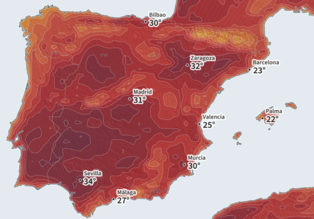 AEMET tiene claro que la situación se complica: España va a pasar de un tiempo pre-primaveral en una semana a un "calor africano" en la siguiente