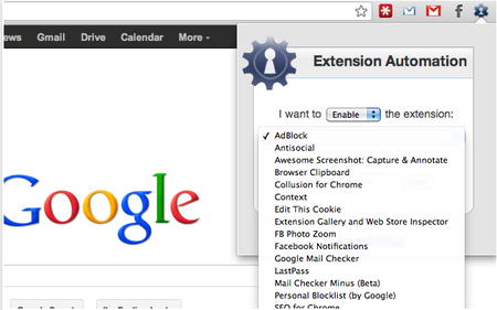 Extension Automation Chrome Web Store