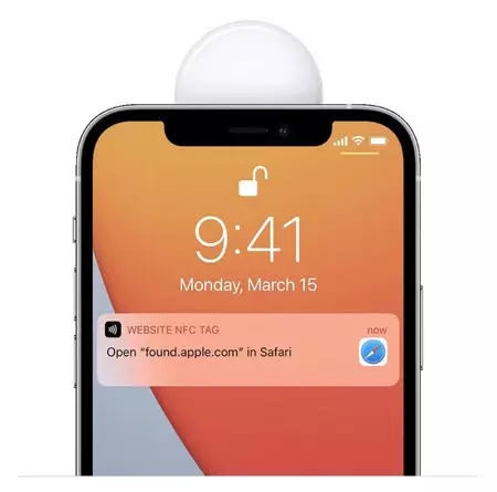 Apple エアタグが見つかりました