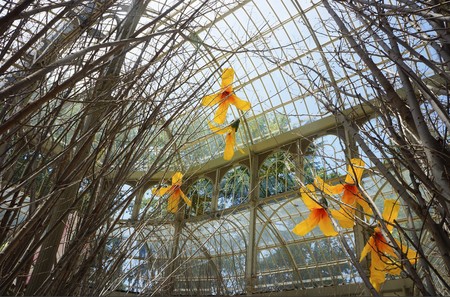 El Reina Sofía retoma sus exposiciones a lo grande, inundando de flores el Palacio de cristal