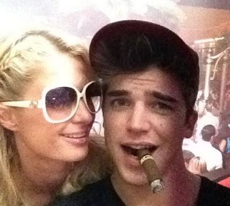 River Viiperi, el nuevo novio de Paris Hilton, monta un pollo de flipar en Las Vegas