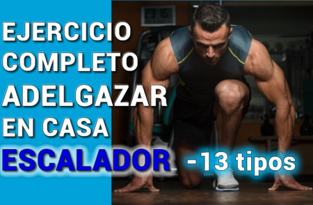 Ejercicio completo para adelgazar en casa | El Escalador (13 variantes)
