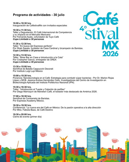Todo listo para Cafestival 2026: se realizará este fin de semana en una antigua casona jesuita en el centro de CDMX