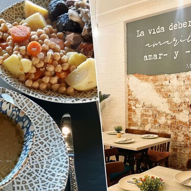 Encontrar cocido en un menú del día en Madrid es raro. Este restaurante lo tiene por 13,50 €
