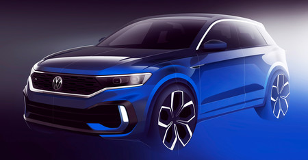 El Volkswagen T-Roc R se asoma en un primer teaser y confirma su debut en Ginebra